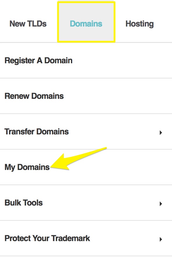 Transfer a Domain to