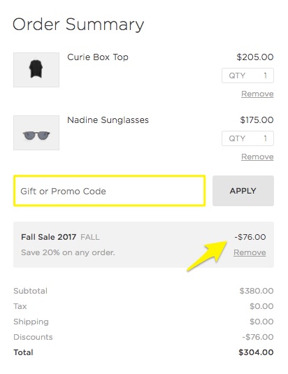 Applying Discounts and Promotions on Ecommerce Websites