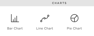 Opções de Bloco de Gráfico no menu do bloco.