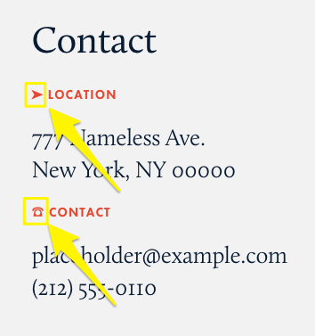 Adding special characters to text Squarespace Help Center