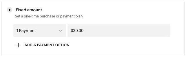 Fixed amount pricing with only one option for digital product pricing plans.jpg