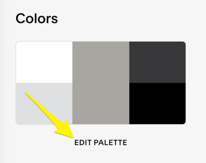 Changing colors – Squarespace Help Center