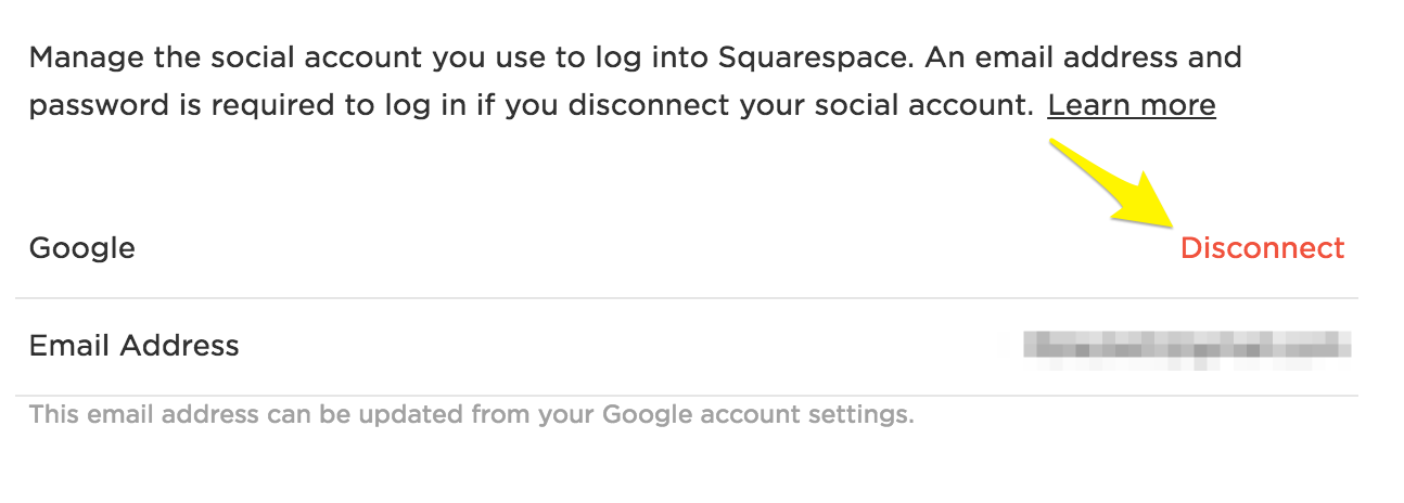 Changing How You Log Into Squarespace Squarespace Help