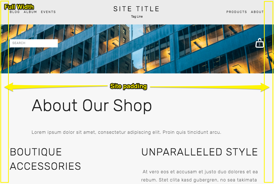 Brine template family Squarespace Help Center