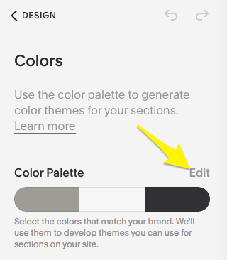 Changing Colors Squarespace Help