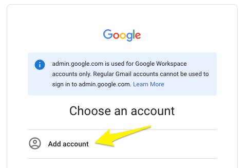 log in to google business