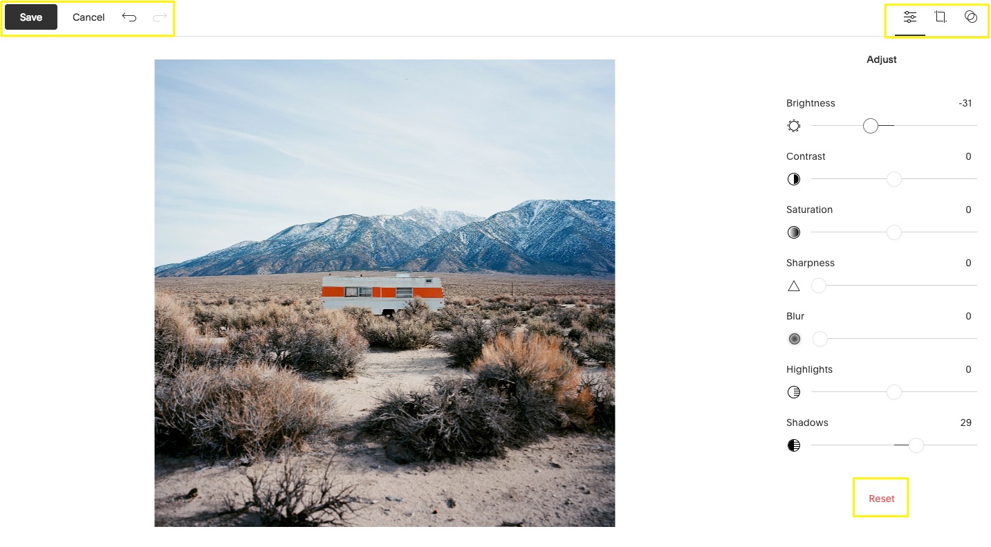 이미지 에디터 도구