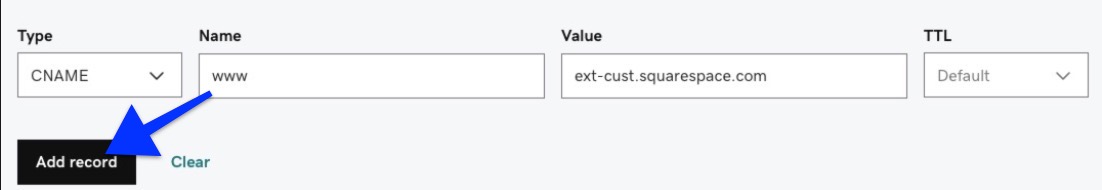 godaddy add record option highlighted.jpg