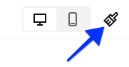 Site Styles paint brush icon