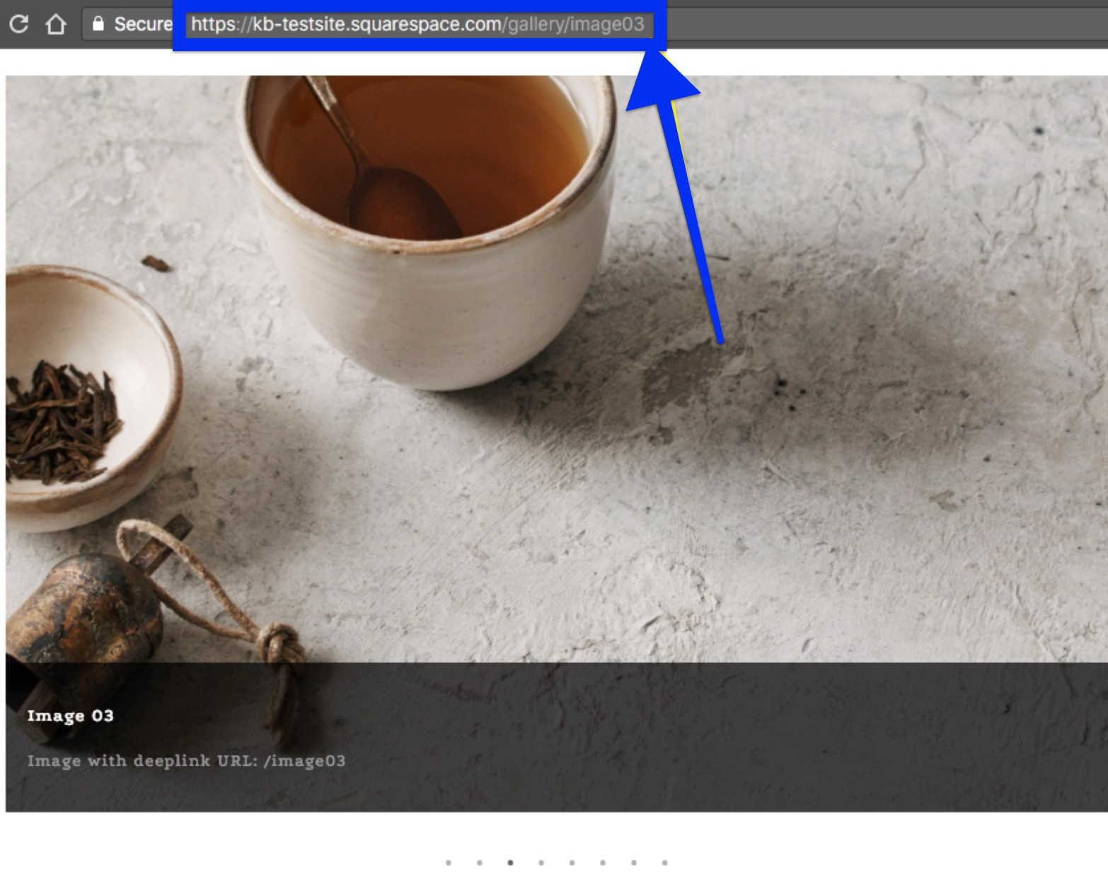 Galeriebild mit einer eigenen URL.